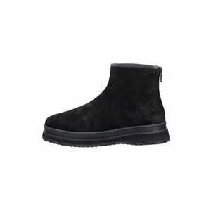 Ghete din piele intoarsa cu fermoar Blistown - Negru imagine