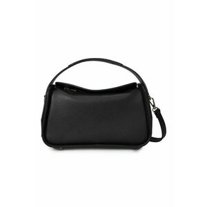 Geanta crossbody din piele - Negru imagine