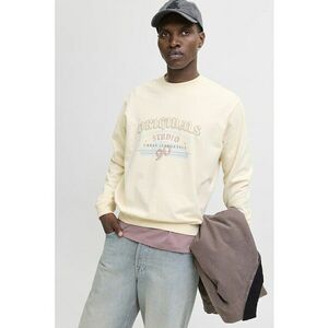 Bluza de trening cu text - Negru/Crem imagine