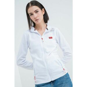 Bluza de trening slim fit cu fermnoar Ulyssia - Alb optic imagine