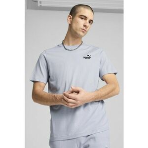 Tricou de bumbac cu decolteu la baza gatului ESS Boxy Tee - Albastru glaciar imagine