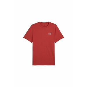 Tricou de bumbac cu decolteu la baza gatului ESS Boxy Tee - Rosu imagine