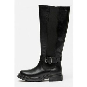 Cizme mid-calf de piele Orinoco - Negru imagine