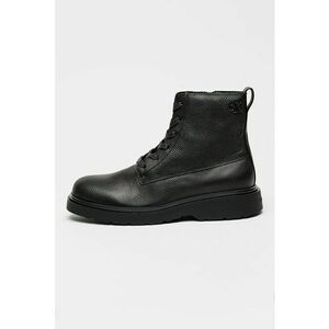 Ghete de piele Combat - Negru imagine