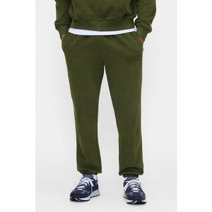Pantaloni de trening din bumbac cu buzunare laterale - Kaki pal imagine