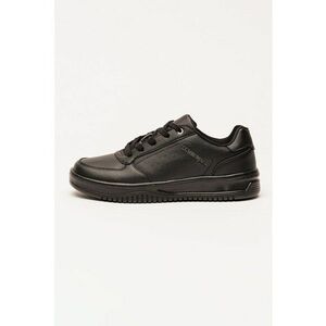 Pantofi sport low-cut de piele ecologica - Negru imagine