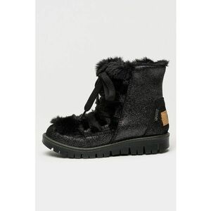 Cizme impermeabile cu garnituri de blana sintetica si tehnologie Gore-Tex - Negru imagine