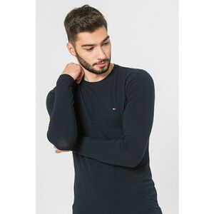 Bluza slim fit amestec de bumbac organic - Rosu/Alb/Bleumarin imagine