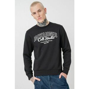 Bluza de trening regular-fit cu decolteu la baza gatului Makoto - Alb/Negru imagine