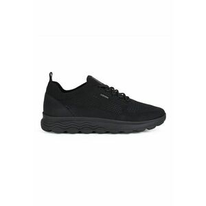 Pantofi sport din plasa tricotata cu logo - Negru imagine