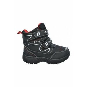Ghete cu velcro - Rosu/Negru stins imagine