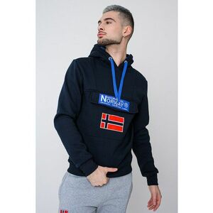 Hanorac cu imprimeu logo Gadrien - Rosu/Albastru ultramarin/Albastru royal imagine