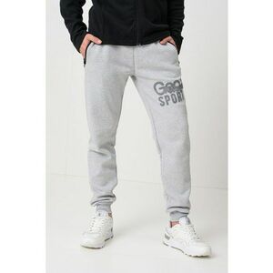 Pantaloni de trening cu buzunare cu fermoar Mister - Gri deschis melange imagine