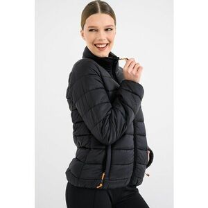 Geaca rezistenta la vant cu vatelina si buzunare laterale Atikolor - Negru imagine