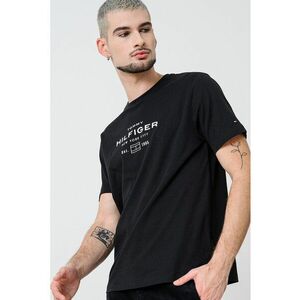 Tricou regular-fit cu imprimeu logo - Alb/Negru imagine