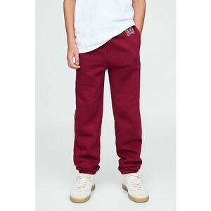 Pantaloni de trening cu talie ajustabila - Visiniu imagine