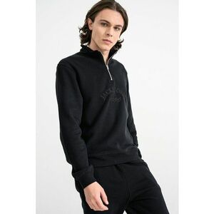 Bluza de trening cu fenta cu fermoar Bleecker - Negru imagine