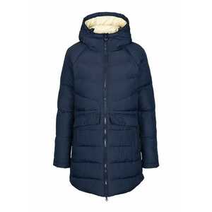 Geaca lunga matlasata - Bleumarin imagine