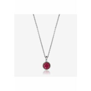 Colier din argint Birthstone July - Rubin imagine