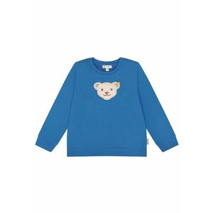 Bluza de trening cu aplicatie cu ursulet - Albastru imagine