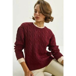 Pulover dama - Visiniu - Tricot - imagine