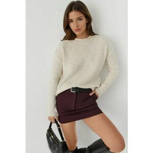 Pulover dama - Tricot - Alb imagine