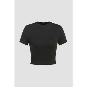 Tricou dama - Slim Fit - poliester/viscoza/elastan - negru imagine