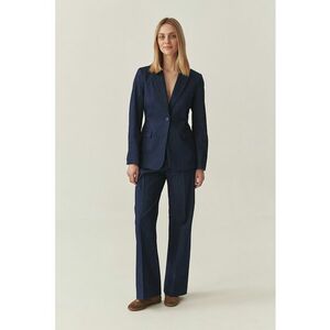 Sacou regular-fit din denim - Bleumarin imagine