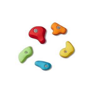 Set de talismane de cauciuc pentru saboti Jibbitz - 5 piese - Multicolor imagine