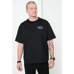 Tricou cu imprimeu logo - Negru imagine