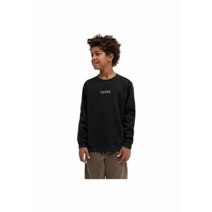 Bluza JACK &JONES Point Badge Crew BF JNR 52271 - Negru imagine