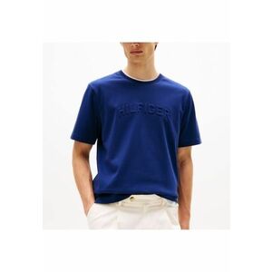 Tricou HILFIGER ARCH EMBOSSED TEE-MW0MW39366-C7G imagine