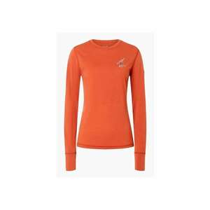 Bluza de corp din amestec de lana TUNDRA175 BUNNY - pentru dame - culoarea portocaliu - Portocaliu imagine