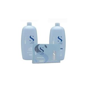Set Alfaparf Semi di Lino Density Thickening - Sampon 1000 ml + Balsam - 1000 ml + Lotiune - 6x13 ml imagine
