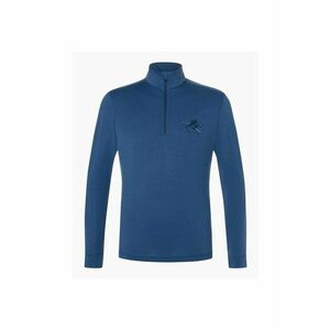 Bluza de corp din amestec de lana TUNDRA175 TONI ZIP 1/4 - pentru barbati - culoarea albastru - Albastru imagine