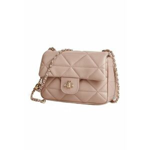 Geanta din piele Marly - Roz prafuit - 14x20x8.5 imagine