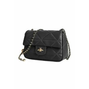 Geanta din piele Marly - Negru - 14x20x8.5 imagine
