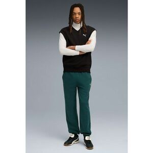 Pantaloni de trening din bumbac cu croiala relaxed-fit - Verde aquamarin imagine
