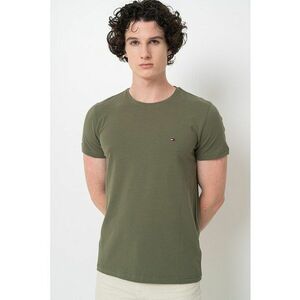 Tricou slim fit cu decolteu la baza gatului imagine