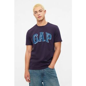Tricou de bumbac cu imprimeu logo - Violet imagine