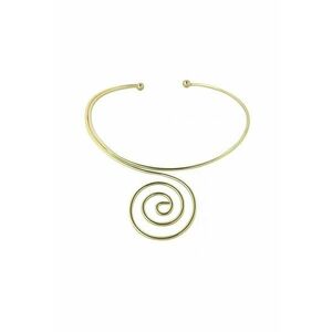 Colier auriu - forma de spirala - Mavis C4 imagine