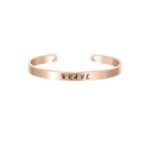 Bratara ajustabila - rose gold - gravata Brave P5 - imagine