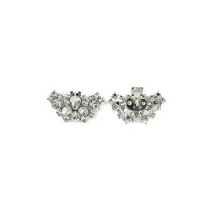 Set 2 brose - argintii - pentru pantofi - cu clips si pietre - Otto C6 imagine