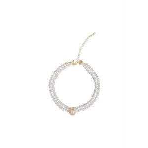 Colier choker auriu - cu perle si pietre - Otma C10 imagine