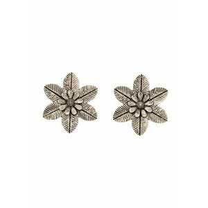 Cercei argintii - forma de floare - Trudy C13 - imagine