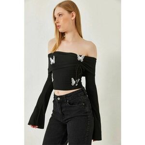 Bluza dama - HiCCUP - Jerseu - Negru imagine