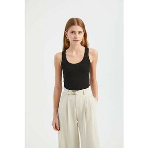 Top dama - camisol - negru - jerseu imagine