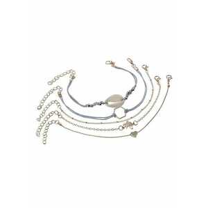 Set 5 bratari aurii - cu palmier si scoica - Jela C6 - imagine