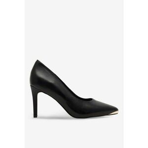 Pantofi dama 5905588740018 - Piele naturala - Negru - Negru imagine