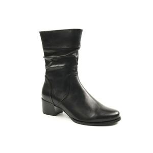 Ghete dama fronsate JOLENE 33 - Negru imagine